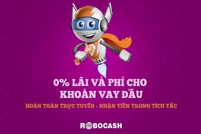 Lãi suất vay tiền qua app Robocash