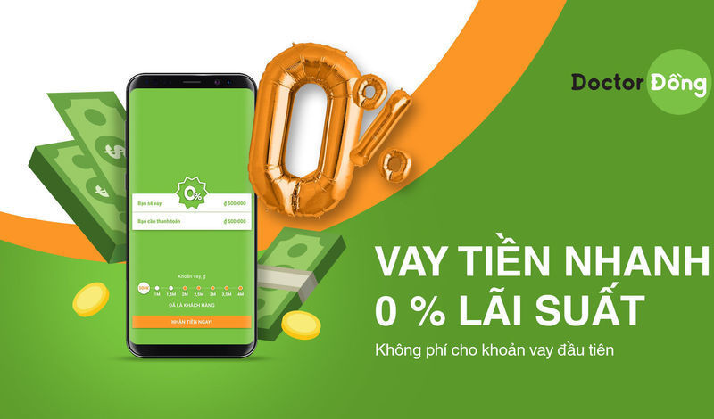 Doctor Đồng là một app vay 3 triệu nhanh trực tuyến có lãi suất thấp được nhiều khách hàng đánh giá cao